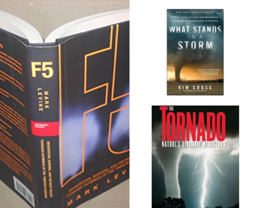 My Favorite Tornado Book Recs cover photo collage