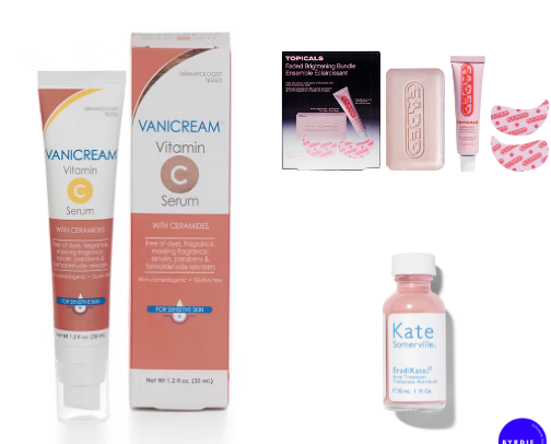Skincare That Hits, High or Low cover photo collage