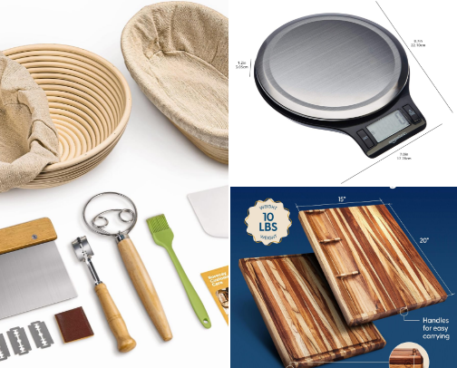 Sourdough Tools & Kitchen Favorites cover photo collage