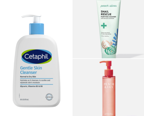 Cleanser recs cover photo collage