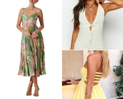 this summer dresses😊 cover photo collage