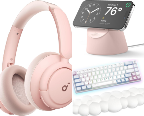 Kawaii Office For the Sanrio Girlies cover photo collage