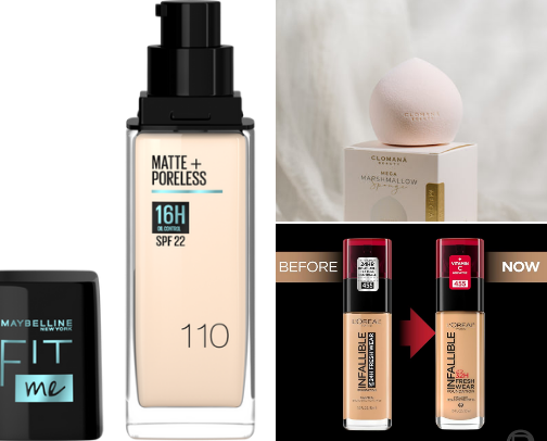 AFFORDABLE makeup products 💄 cover photo collage