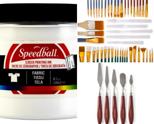 Everything You Need to Start Fabric Painting cover photo collage