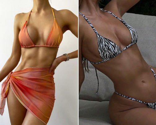 shein beachwear cover photo collage