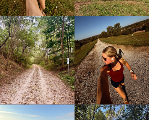 Everything I need for a great run cover photo collage