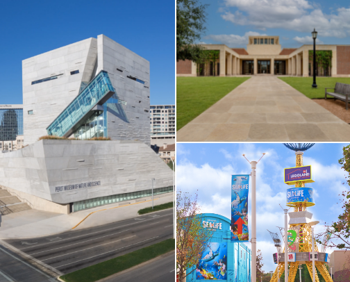 Dallas, TX Indoors for Rainy (or Hot) Weekends cover photo collage