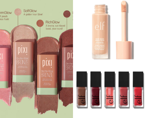 The best makeup products for glowy look lovers ✨ cover photo collage