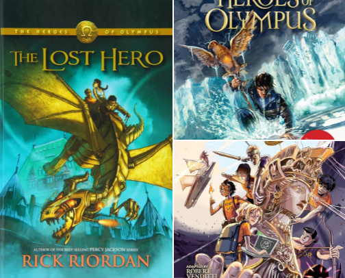 Favorite Book Reco’s: Percy Jackson Fans, Your Next Adventure Starts Here “The Heroes of Olympus” cover photo collage