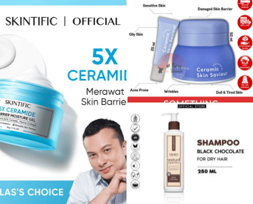 Skincare, Haircare & Bodycare cover photo collage