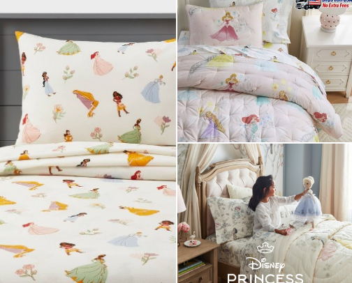 Little girls princess bedroom cover photo collage