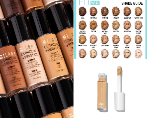 Makeup list cover photo collage