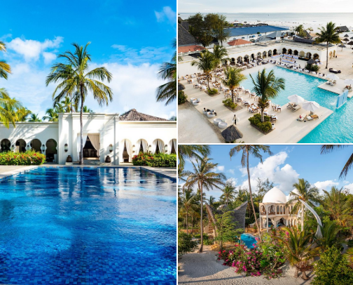 Best Hotels and Restaurants In Zanzibar cover photo collage