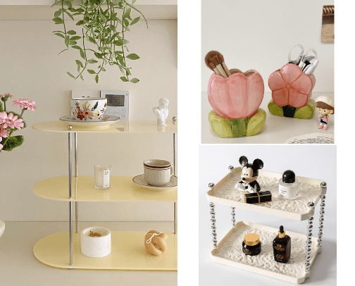 Makeup Organizer Aesthetic cover photo collage