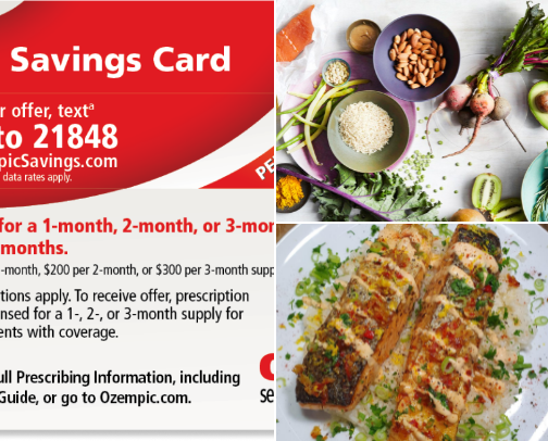 Losing weight with ozempic cover photo collage