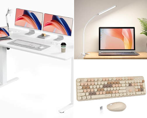 home office cover photo collage