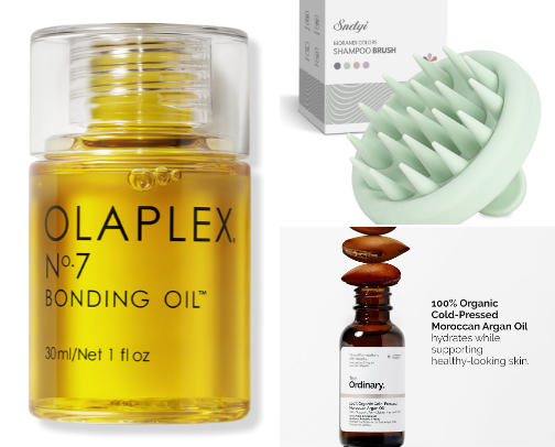 Hair products cover photo collage