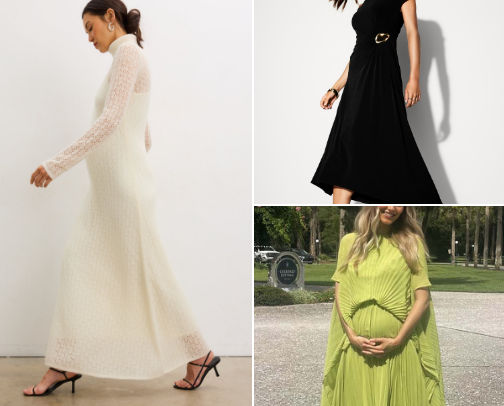 Best Maternity Dresses for Special Occasions – Stylish, Comfortable, and Flattering cover photo collage