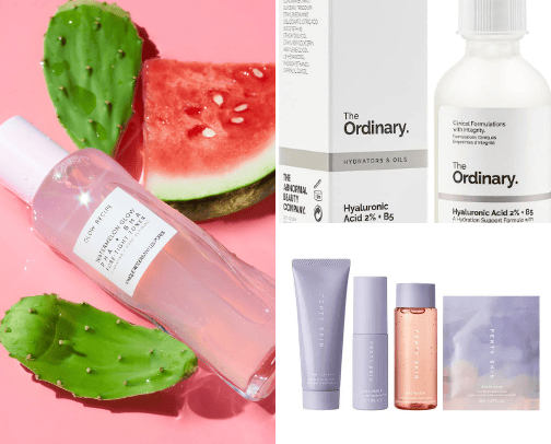 Skin care -for glowy skin! cover photo collage
