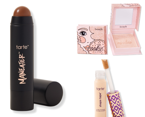 makeup + skin products i love. glowy + natural! cover photo collage