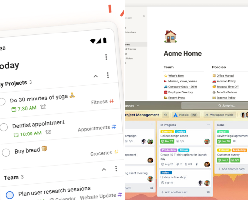 Top Productivity Apps for Remote Workers in 2025 cover photo collage