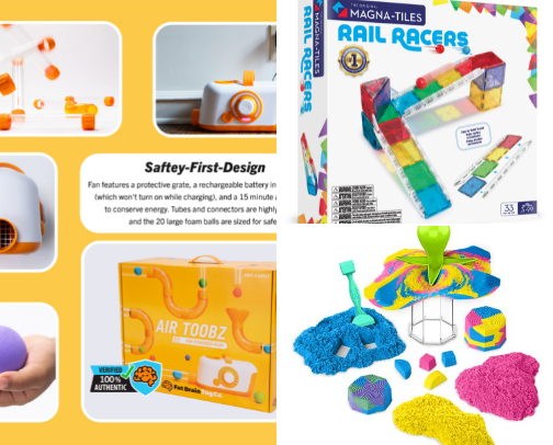 Toys my kids and I love doing together cover photo collage