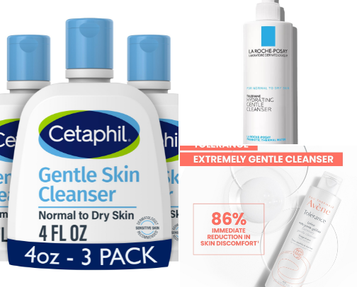 Gentle Skincare Picks for Dry & Reactive Skin cover photo collage