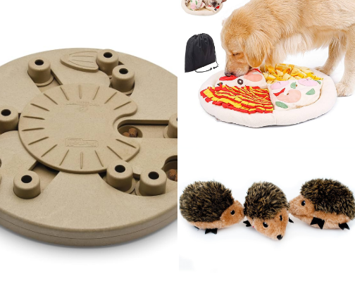 Next-Level Play: 20 Brainy Dog Toys That Aren’t Just Fluff​ cover photo collage