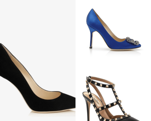 fabulous designer heels that stand out for their style, elegance, and craftsmanship !! cover photo collage