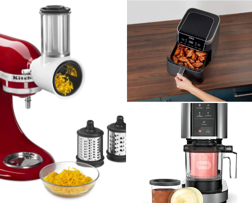 Kitchen gadgets and appliances I love ❤️ cover photo collage