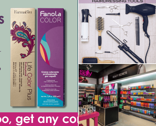 Hairdressing & Accessories and quality equipment.... cover photo collage