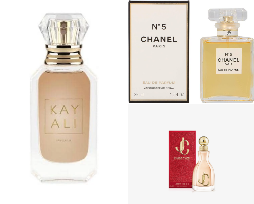 Yummy fragrances cover photo collage