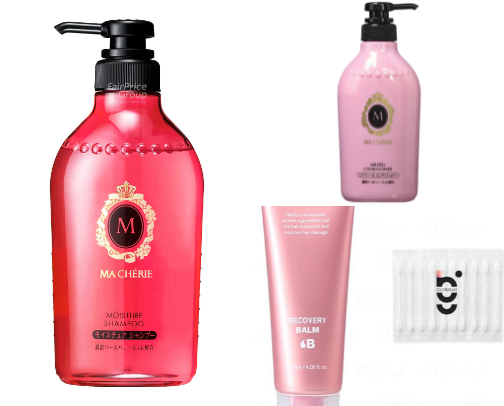 hair products cover photo collage