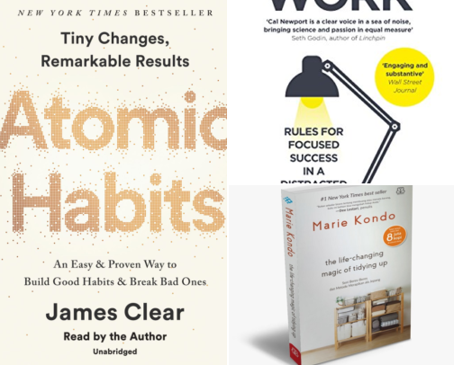 Cozy Reads for a Calm, Intentional Life 📚 cover photo collage