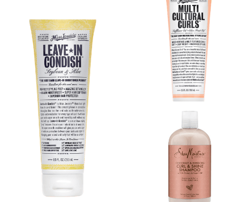 Curly hair care cover photo collage