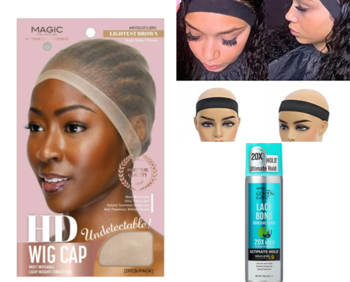 Wig Install Essentials cover photo collage