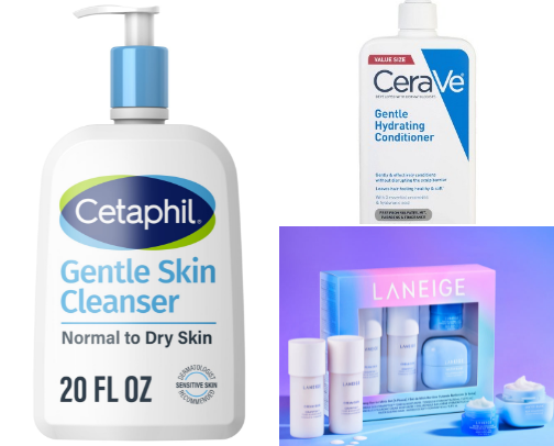 Pregnancy & Breastfeeding Safe Skincare for Dry, Dull & Acne-Prone Skin cover photo collage