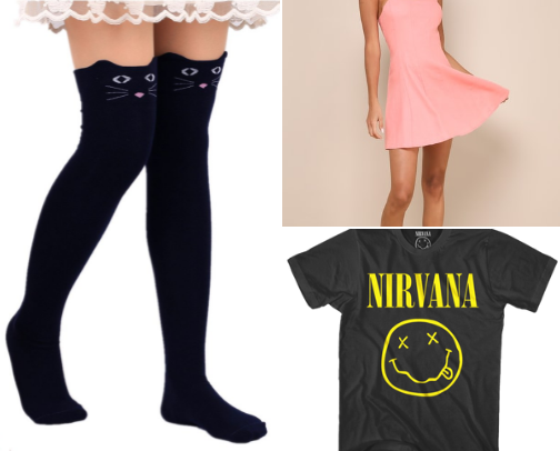 My clothes - from emo to preppy to casual cover photo collage