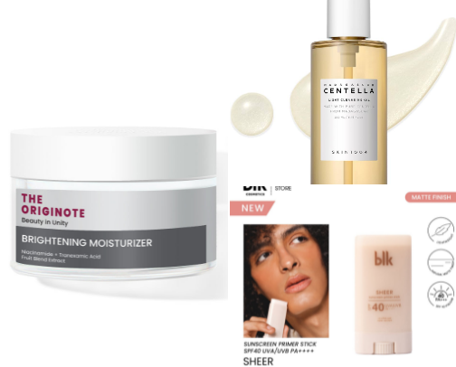 Skincare recos cover photo collage