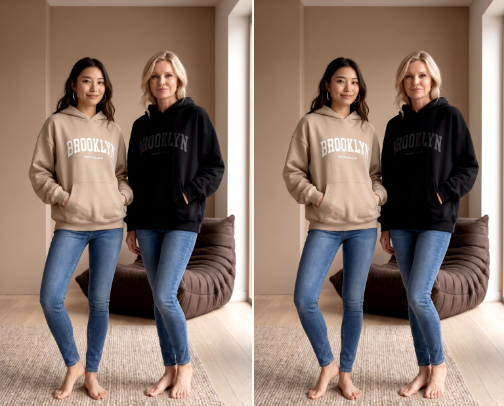 Baggy hoodies for chill time cover photo collage