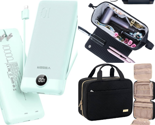 Amazon Travel Must Haves 2025 | Aesthetic Travel Essentials cover photo collage