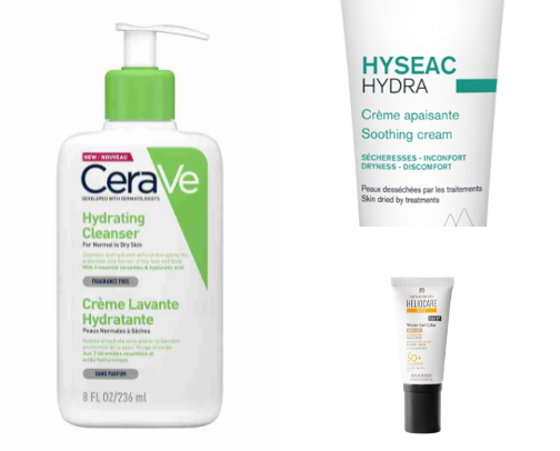 Skincare I use 💜 cover photo collage