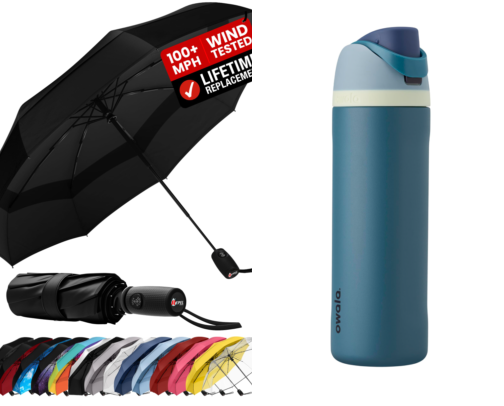 Amazon umbrellas cover photo collage