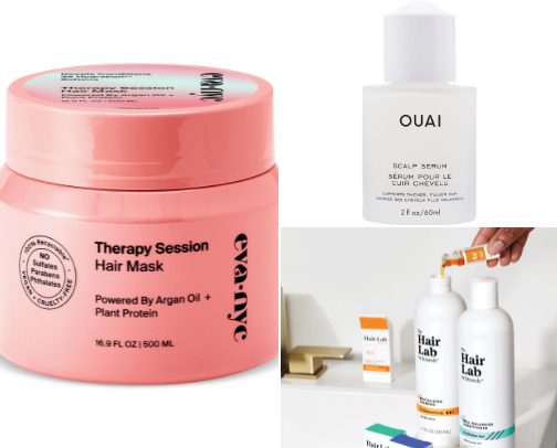 Hair care cover photo collage