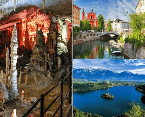 Slovenia Vacation✈️ cover photo collage