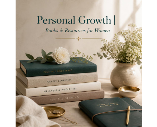 🌱 Personal Growth | Books & Resources for Women Who Want More cover photo collage