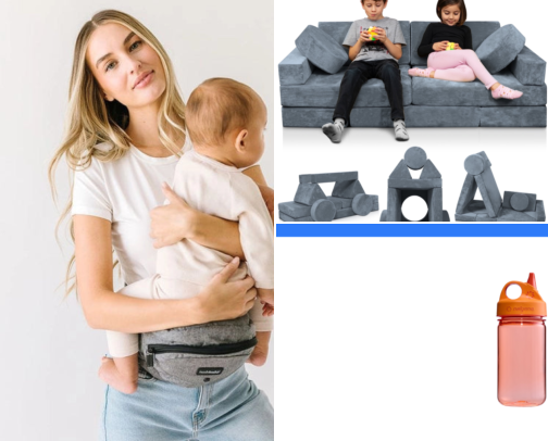 Life-saving items for stay-at-home motherhood cover photo collage