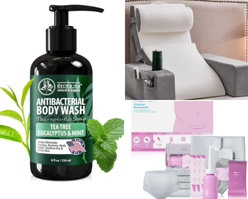 C-Section Recovery Must Haves ❤️‍🩹 cover photo collage