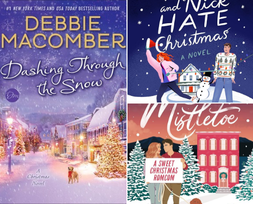 holiday reads 🎄📚 cover photo collage