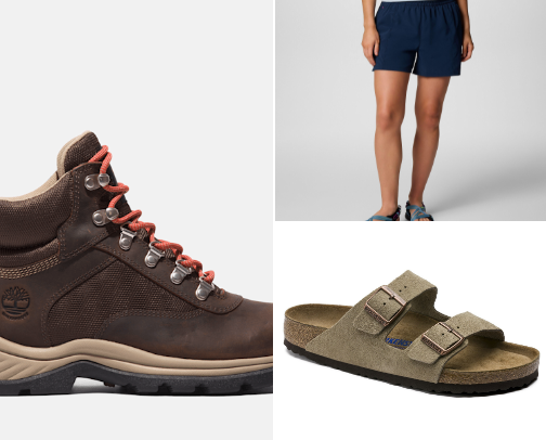 hiking essentials for the girls 🥾 cover photo collage